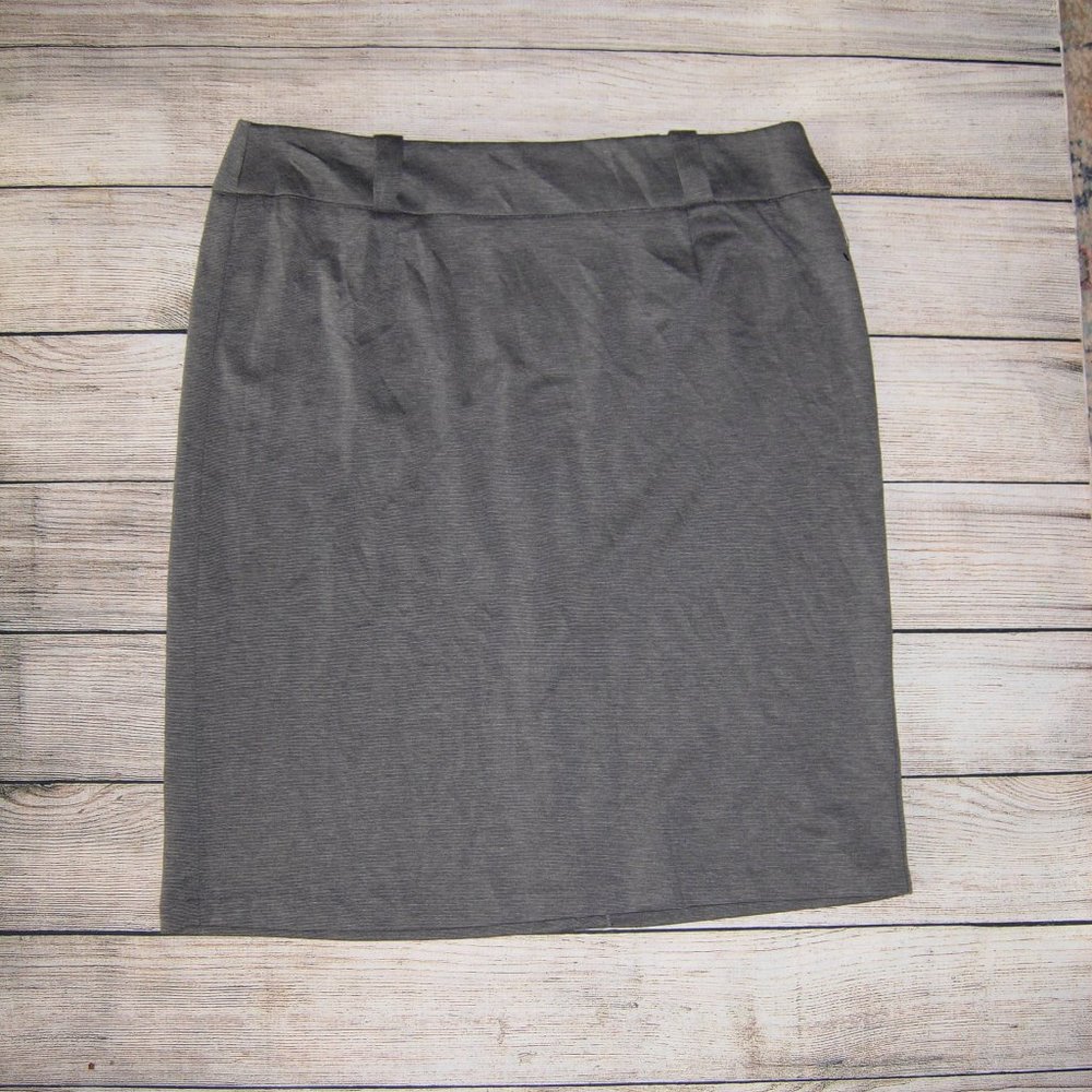 Charcoal Gray Stretch Skirt 16